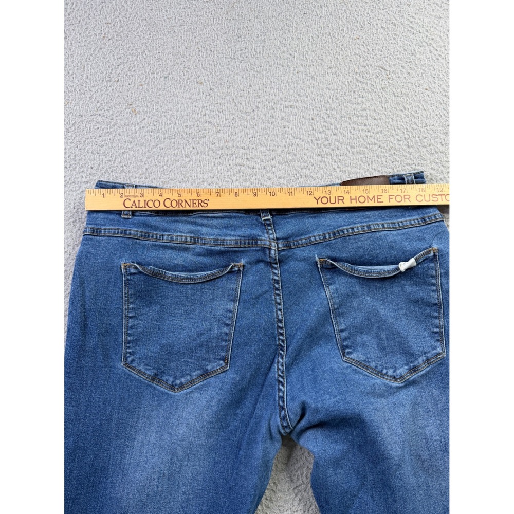 Barbell Apparel Mens Athletic Fit Blue Denim Jeans Medium Wash Size 38 x 32 - Picture 7 of 11